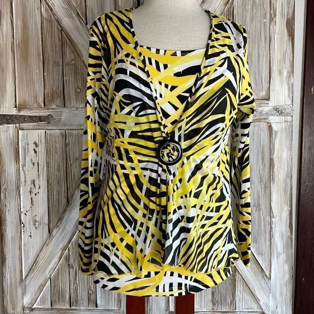 Multiples Blouse Top Size M EUC